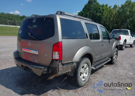 2006 Nissan Pathfinder Se из США, поврежденный, VIN 5N1AR18W26C633708